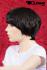 Short black hair wig