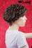 Short curly brown wig