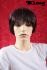 Short eggplant wig
