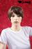 Short hair wig brown