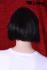 Short hair wig real hair