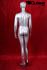 Silver female window mannequin