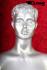 Silver female window mannequin