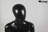 Sitting, female mannequin, black mat faceless
