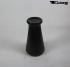 Sitting, female mannequin, black mat faceless