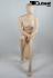 Sitting, female mannequin, skin faceless