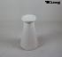 Sitting, female mannequin, white mat, headless