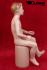 Sitzende Kinder - Schaufensterpuppe Junge
