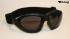 Ski and Snowboard Goggles Black, Smoke Tinted Lenses