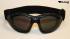 Ski and Snowboard Goggles Black, Smoke Tinted Lenses