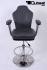 Stool for casinos, grey, Auto-return gas spring "Atlantic City"