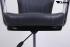 Stool for casinos, grey, Auto-return gas spring "Atlantic City"