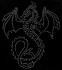 Strassmotiv Strass Drachen silber 12x14 cm Hotfix Bgelbild Applikation Strasssteine