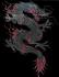 Strassmotiv Strass Hotfix Drachen 32x49cm Bgelbild Applikation Strasssteine fr Kleidung