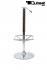 Tischgestell hhenverstellbar 82 - 103 cm mit Gasdruckfeder chrom, eckige Fusttze, "Aachen"