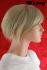 Trendy blond wig short hair cut