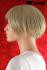 Trendy blond wig short hair cut