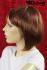 Trendy short wig in reddish tinge