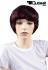 Violet short hair wig