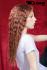 Wavy redblond hair wig