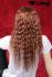 Wavy redblond hair wig