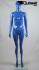 Weibliche faceless Schaufensterpuppe blau