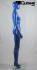 Weibliche faceless Schaufensterpuppe blau