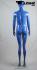 Weibliche faceless Schaufensterpuppe blau