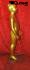 Weibliche Kinder Schaufensterpuppe Mdchen gold Schaufensterfigur Mannequin