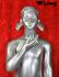 Weibliche Kinder Schaufensterpuppe Mdchen silber Schaufensterfigur Mannequin