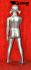 Weibliche Kinder Schaufensterpuppe Mdchen silber Schaufensterfigur Mannequin