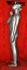 Weibliche Kinder Schaufensterpuppe Mdchen silber Schaufensterfigur Mannequin