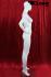 Weibliche Schaufensterfigur wei glnzend Schaufensterpuppe Mannequin