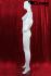 Weibliche Schaufensterfigur wei glnzend Schaufensterpuppe Mannequin