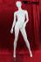 Weibliche Schaufensterfigur wei� matt Schaufensterpuppe Mannequin