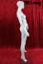 Weibliche Schaufensterfigur wei� matt Schaufensterpuppe Mannequin