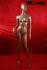 Weibliche Schaufensterpuppe faceless bronze