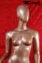 Weibliche Schaufensterpuppe faceless bronze