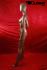 Weibliche Schaufensterpuppe faceless bronze