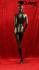 Weibliche Schaufensterpuppe faceless schwarz matt
