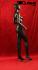 Weibliche Schaufensterpuppe faceless schwarz matt