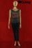 Weibliche Schaufensterpuppe gesichtslos gold Schaufensterfigur Mannequin B Ware