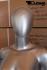 Weibliche Schaufensterpuppe gesichtslos silber Schaufensterfigur Mannequin