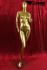 Weibliche Schaufensterpuppe gold faceless