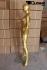 Weibliche Schaufensterpuppe gold ohne Gesicht Schaufensterfigur Mannequin