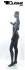 Weibliche Schaufensterpuppe in elegantem Schwarz matt