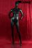 Weibliche Schaufensterpuppe in Schwarz matt gesichtslos Schaufensterfigur Mannequin