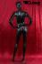 Weibliche Schaufensterpuppe in Schwarz matt gesichtslos Schaufensterfigur Mannequin