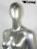 Weibliche Schaufensterpuppe in silber B-Ware