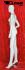 Weibliche Schaufensterpuppe / Mannequin faceless white shining